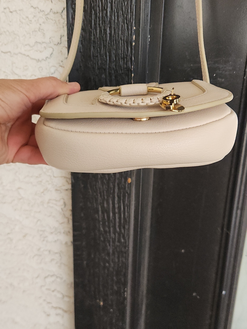 See by Chloé  Hana Small Shoulder Bag Crossbody Cement Beige - Picture 7 of 8
